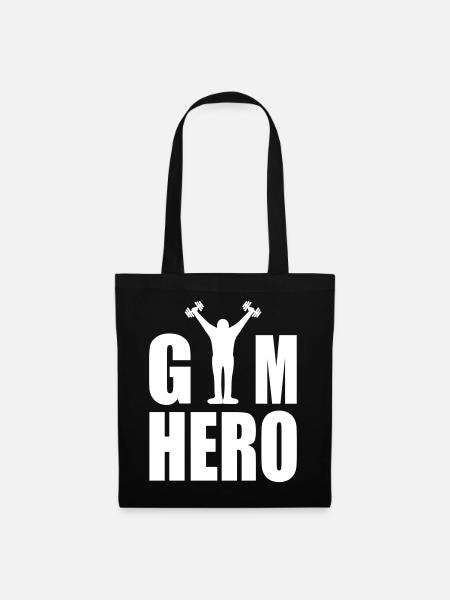 GYM Hero - Tote Bag - black