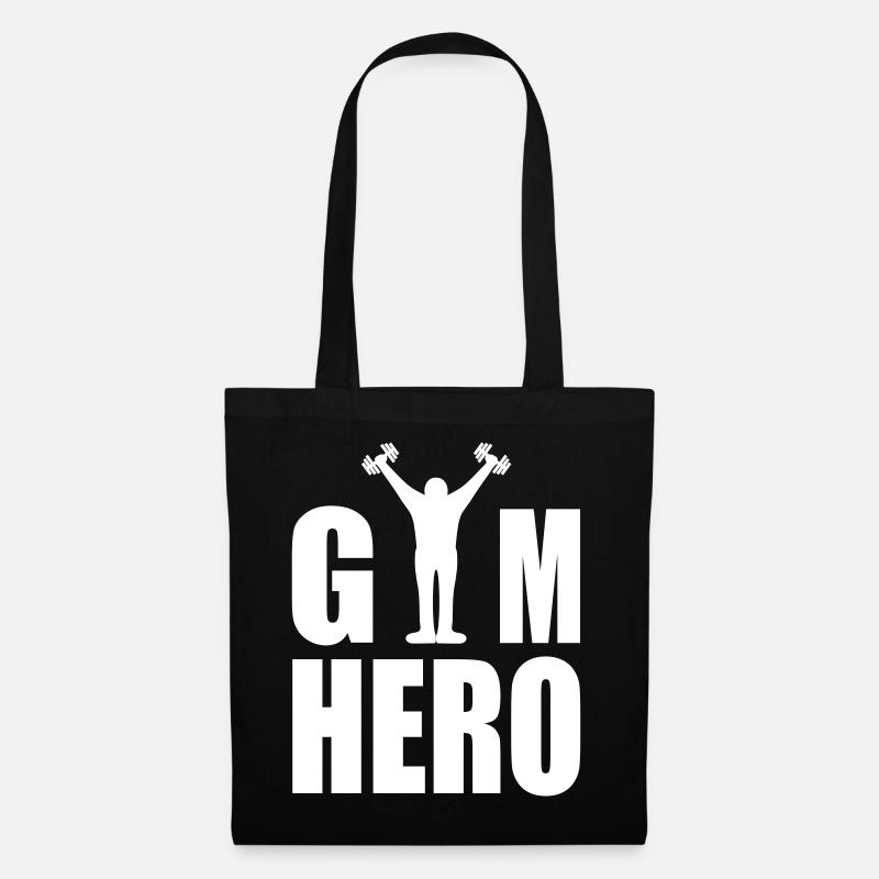 GYM Hero - Sac en tissu - noir