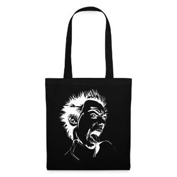 Punk - Sac en tissu - noir - Devant