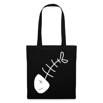 Fish Shirt Fish Motif,Fishing Clothing Gift - Tote Bag - black - Front