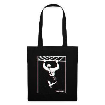 Calisthenics Pull-Up Glitch Design - Tote Bag - black - Front