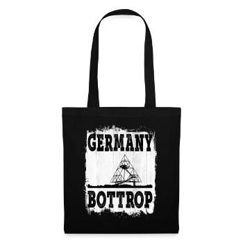 Bottrop Germany City Skyline Tetrahedron - Tote Bag - black - Front