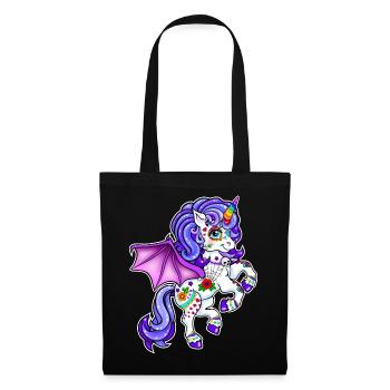 Licorne Halloween 2022 - Sac en tissu - noir - Devant
