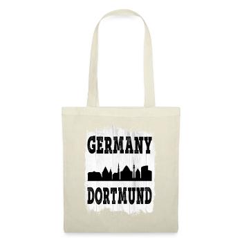Dortmund Allemagne Ville Skyline Accueil Amour - Sac en tissu - nature - Devant