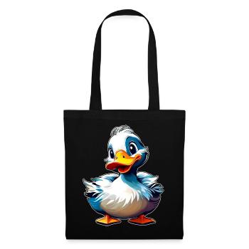 Cute little duck - Tote Bag - black - Front