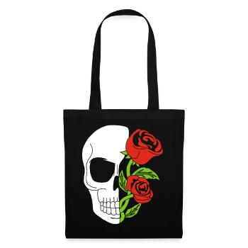 La vie après la mort - Sac en tissu - noir - Devant