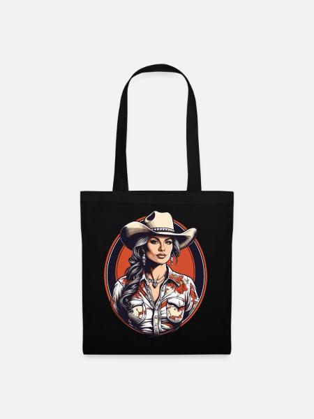 Western Girl - Tote Bag - black