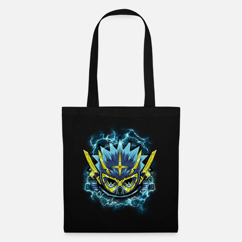 MASKED ROBOT - Zocker Gamer Geschenk Idee - Stoffbeutel - Schwarz