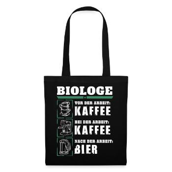 Mon quotidien de biologiste - Sac en tissu - noir - Devant