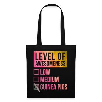 Guinea Pig - Tote Bag - black - Front