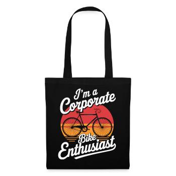 Corporate Bike Enthusiast - Tote Bag - black - Front