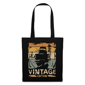 Sailing Vintage Edition – Retro Segeln Design - Tote Bag - black - Front