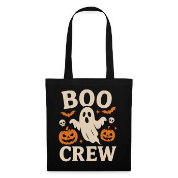 Boo Crew Halloween  - Stoffbeutel - Schwarz - Vorne