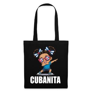 Cuba Flag Cute Cubanita Girls Women - Tote Bag - black - Front