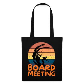 Surfing Board Meeting - Tote Bag - black - Front