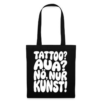 Tatouage ? Aïe ? Non, seulement de l’art - Sac en tissu - noir - Devant