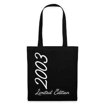 Year 2003 Limited Edition - Tote Bag - black - Front