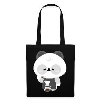 Panda Barista Coffee Brew - Tote Bag - black - Front