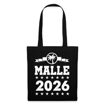 Palmiers de Majorque 2026 - Sac en tissu - noir - Devant