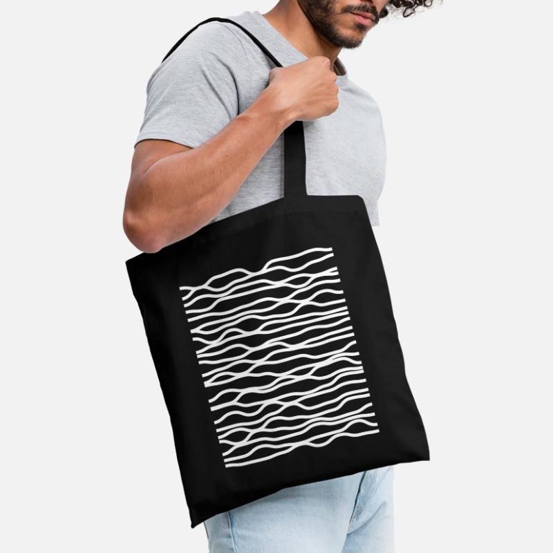 Zebra Wave Stripe Pattern Tote Bag
