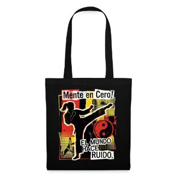 Artes Marciales Mujeres - Stoffbeutel - Schwarz - Vorne