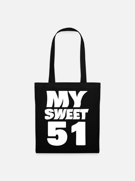Sweet 51 - Stoffbeutel - Schwarz