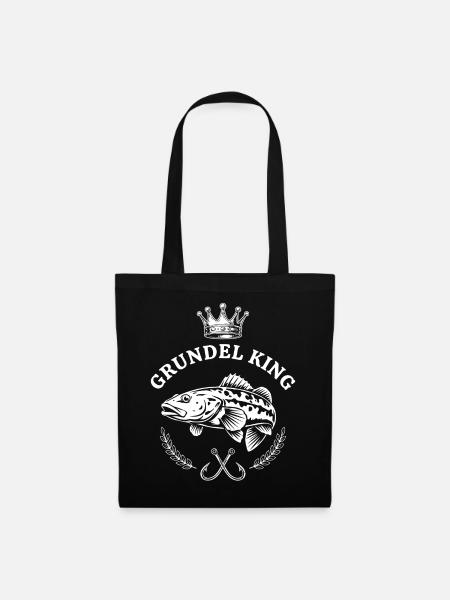 Grundel König - Stoffbeutel - Schwarz