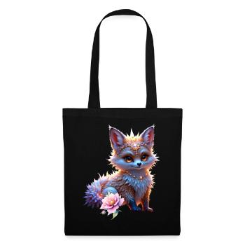Fantasme du Renard Saphir - Sac en tissu - noir - Devant