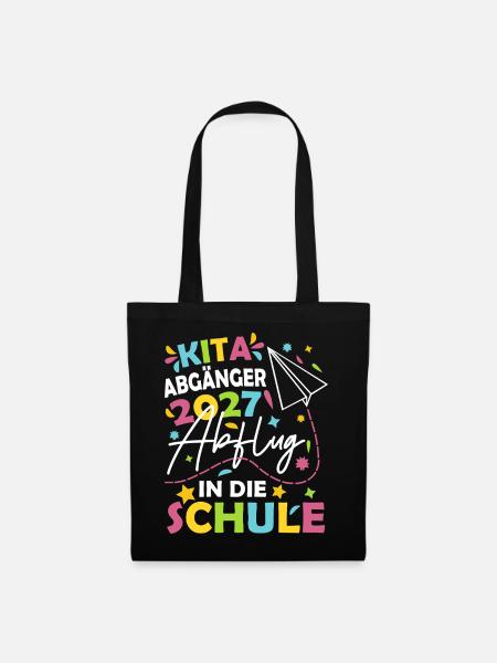 Kita Abgänger 2027 - Stoffbeutel - Schwarz