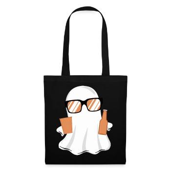 Halloween Buhs lustig - Stoffbeutel - Schwarz - Vorne