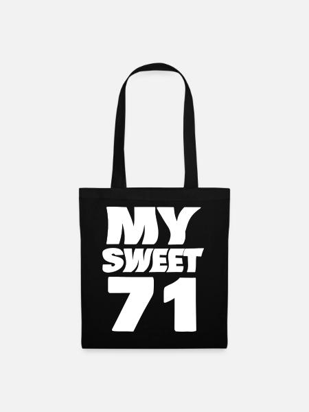 Sweet 71 - Stoffbeutel - Schwarz