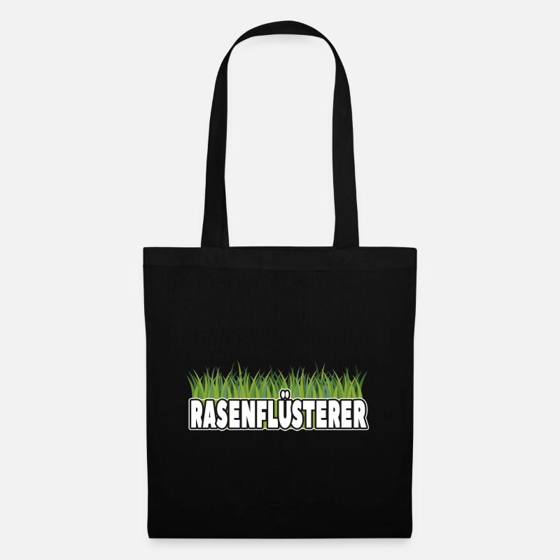 Garten Gärtner Rasenflüsterer Hobbygärtner - Stoffbeutel - Schwarz