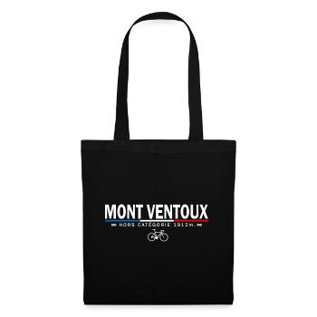 Vélo velo Mont Ventoux cycliste col ventoux - Sac en tissu - noir - Devant