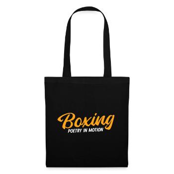 Boxsport Boxing - Stoffbeutel - Schwarz - Vorne
