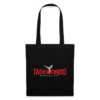 Taekwondo Taekwondo Martial Arts Für Kampfsportler - Stoffbeutel - Schwarz - Vorne