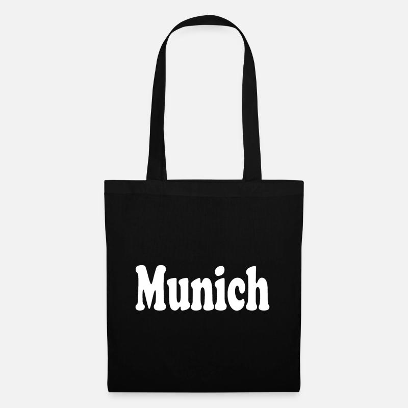 munich - Stoffbeutel - Schwarz