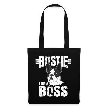 Boston Terrier dog dog lover gift - Tote Bag - black - Front