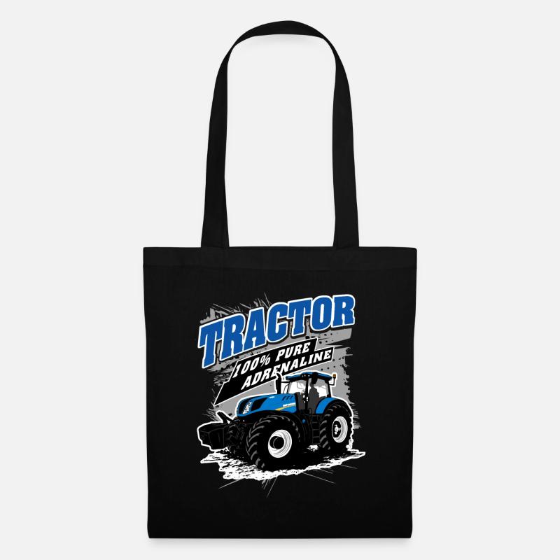 Tractor - tractor - farmer - farmer - Tote Bag - black