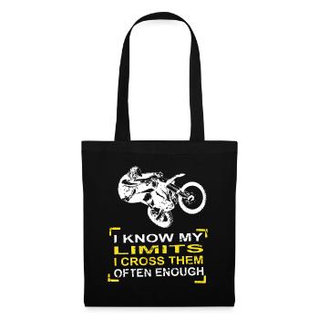 Moto Cross - Motocross - Supercross - Sac en tissu - noir - Devant