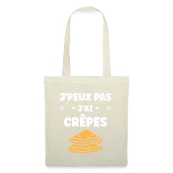 crêpe - Sac en tissu - nature - Devant