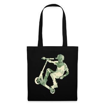 Camouflage Rider Trottinette Adolescent - Sac en tissu - noir - Devant