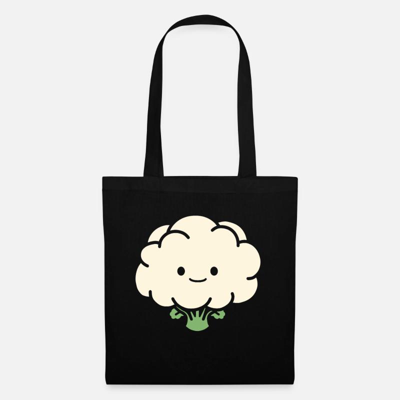 Chou-fleur - Sac en tissu - noir