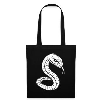 cobra - Sac en tissu - noir - Devant