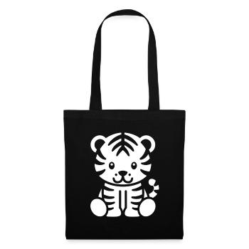 Tiger - Tote Bag - black - Front
