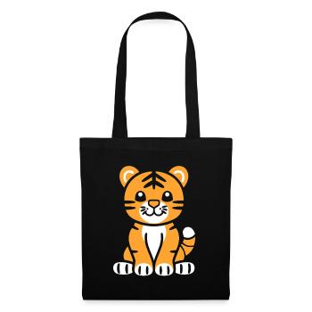 Tiger - Tote Bag - black - Front