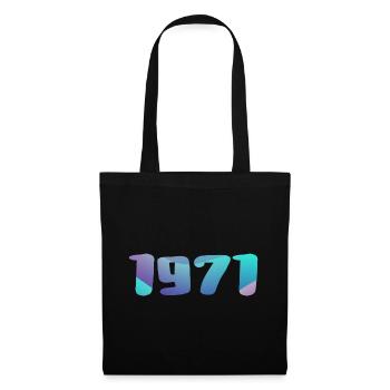 1971 Birthday Gift Vintage 1971 Retro 1971 - Tote Bag - black - Front