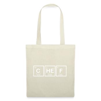 Chemise Nerd de Table Periodic Chef Elements Chemical - Sac en tissu - nature - Devant