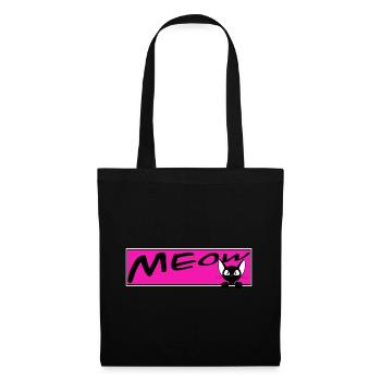 cute cat MEOW cats cat cat - Tote Bag - black - Front