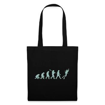 Evolution plongée - Sac en tissu - noir - Devant