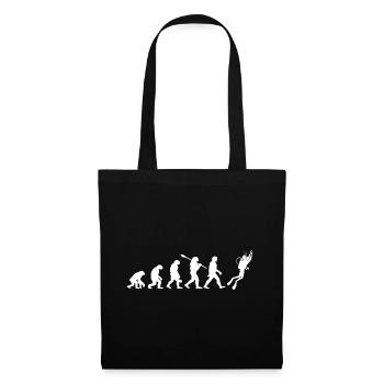 Evolution plongée - Sac en tissu - noir - Devant
